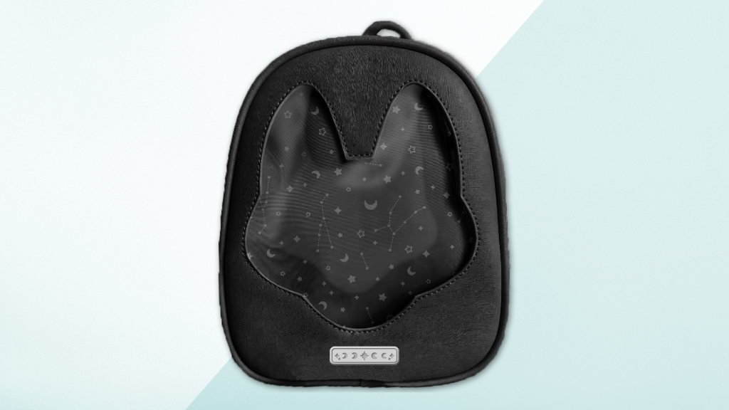 Foxy Ita Bag - BLACK - Moonphase Plate with Silver Hardware