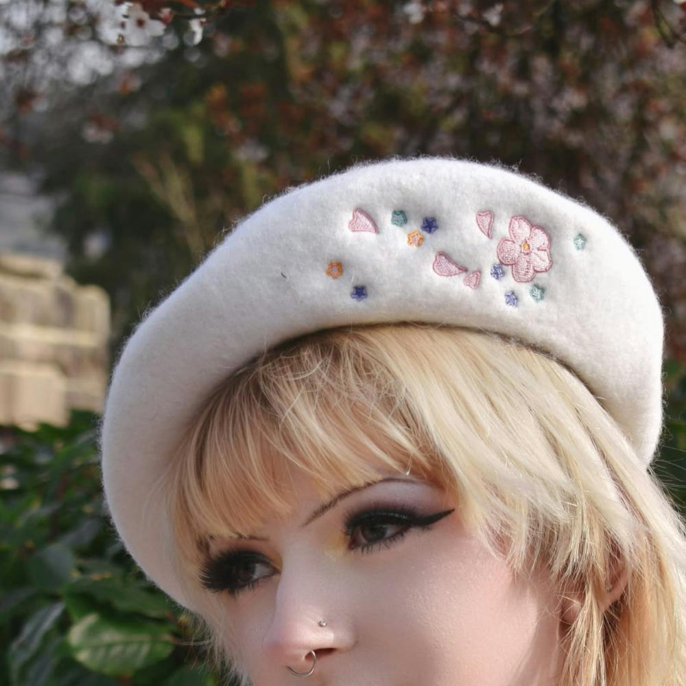 Sakura Skies Beret