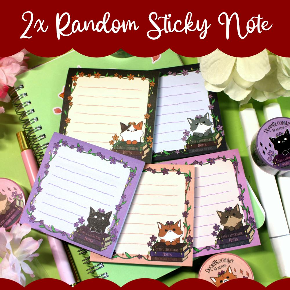 2x Random Sticky Notes