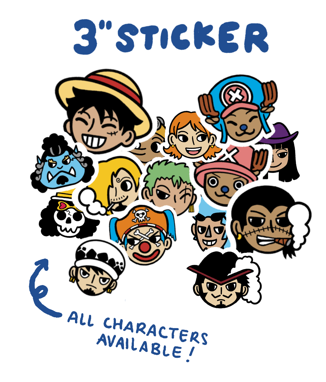 Die-Cut Pirate Sticker