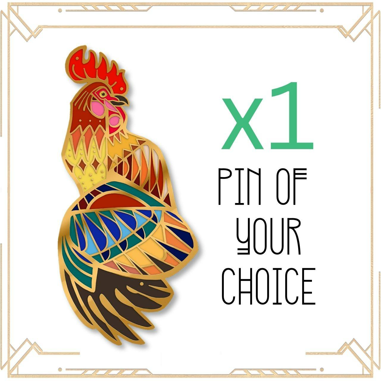Extra Enamel Pin