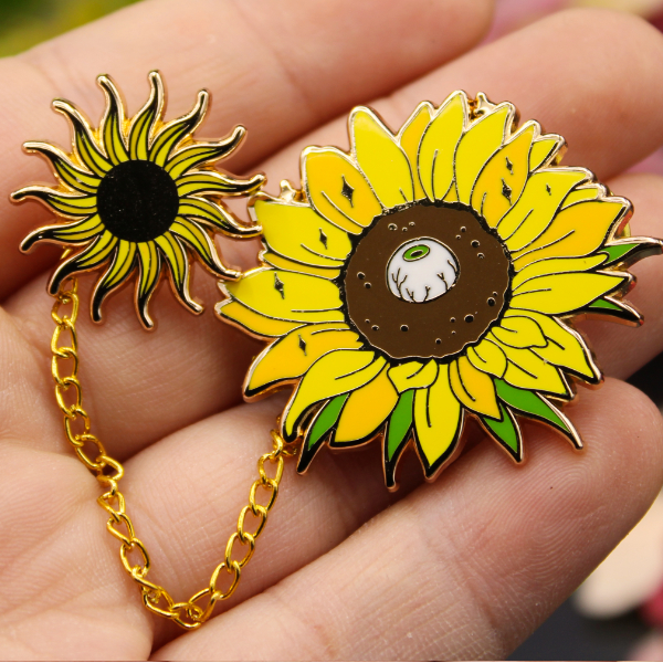 Enamel Pin: Sunflower