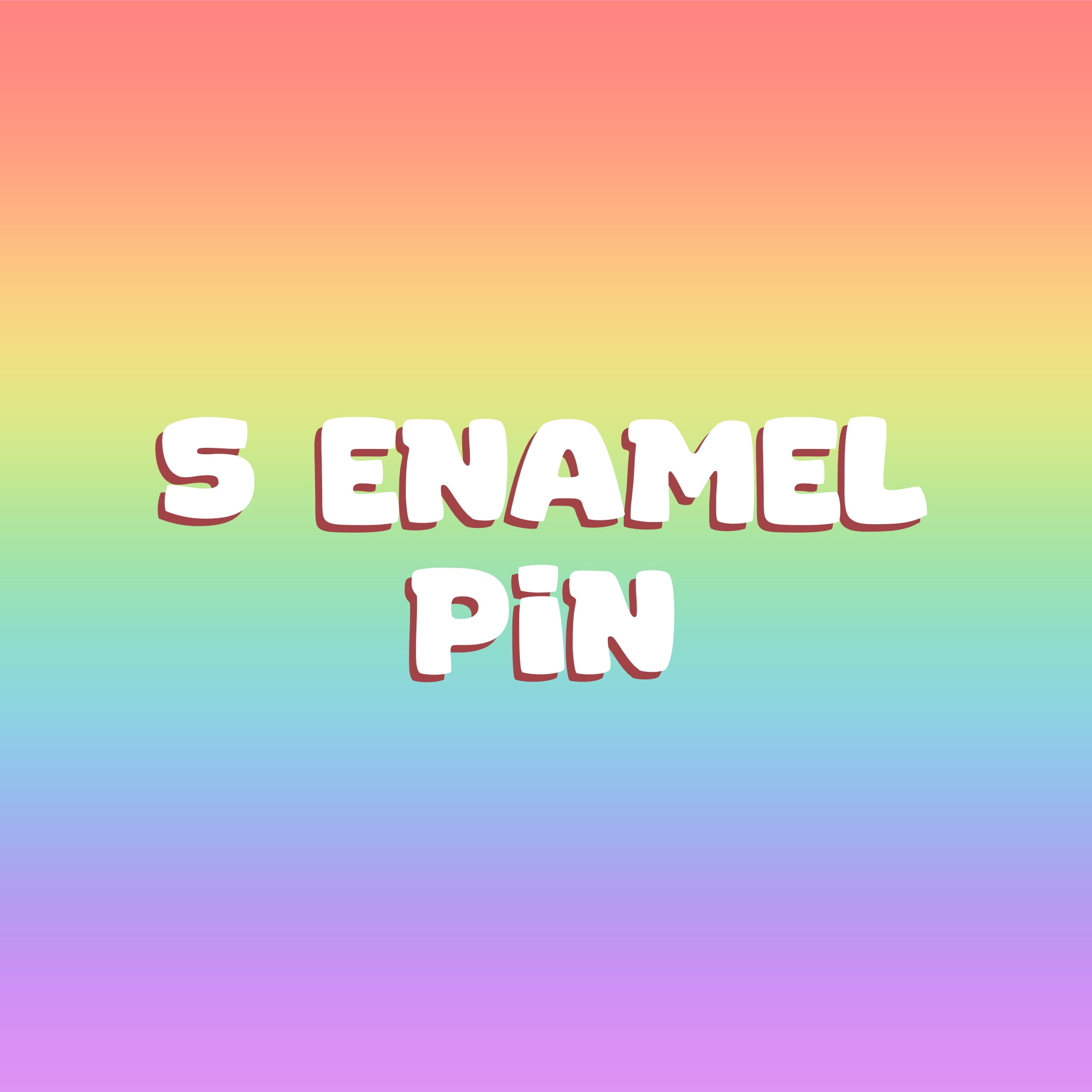 5 Enamel pins