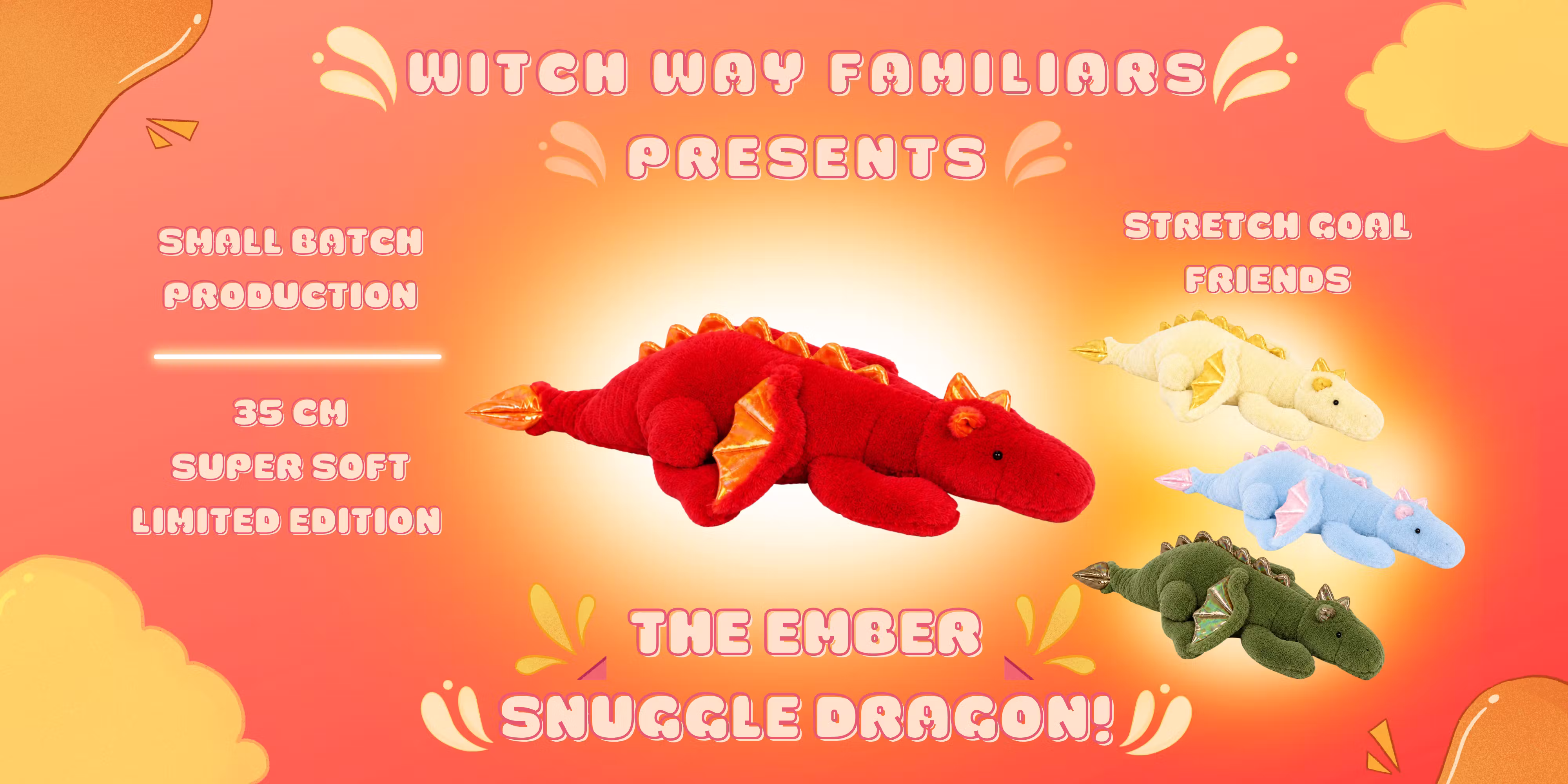 ✨Ember the Fiery Dragon Plushie - Limited Edition✨