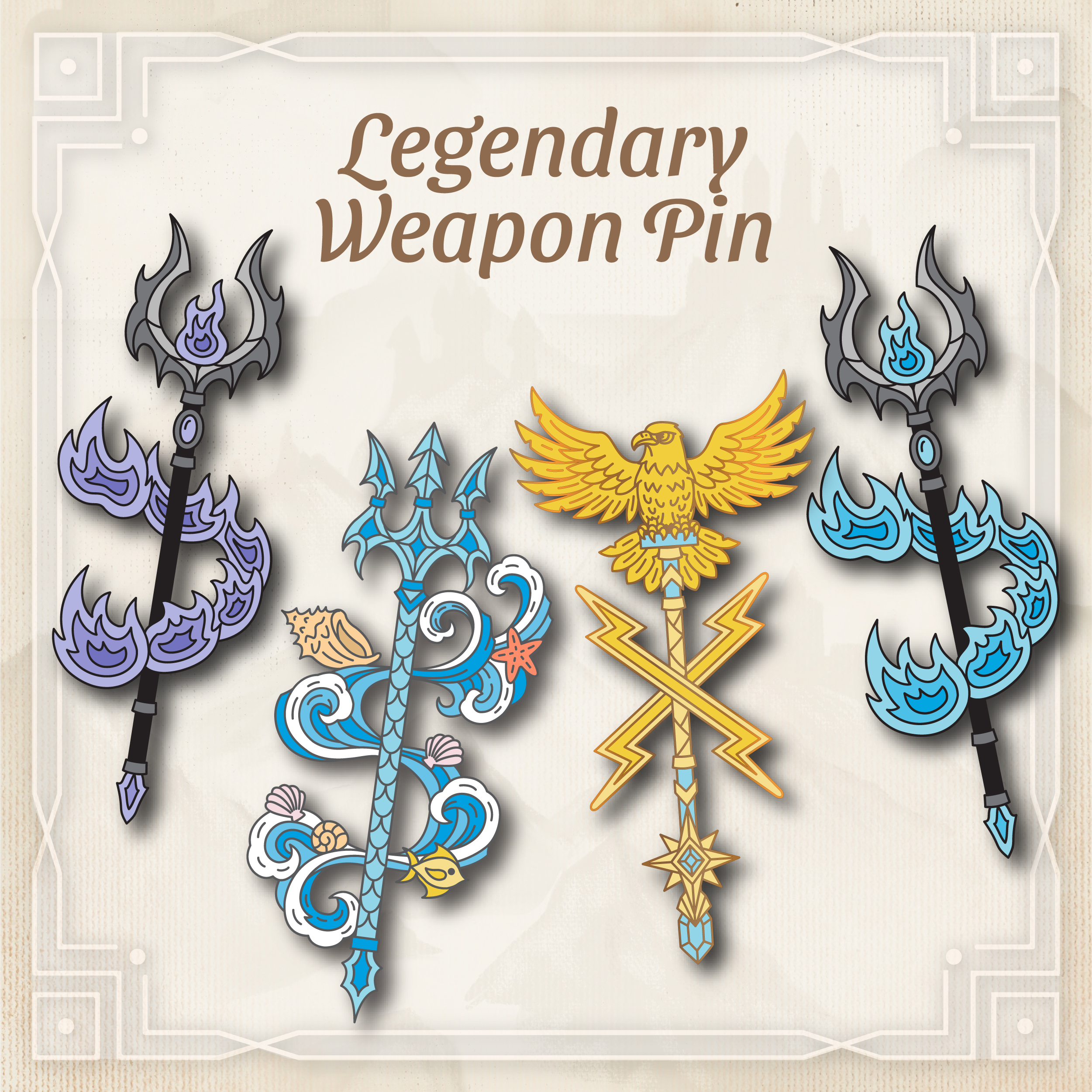Legendary Weapon Pin (Early Bird)