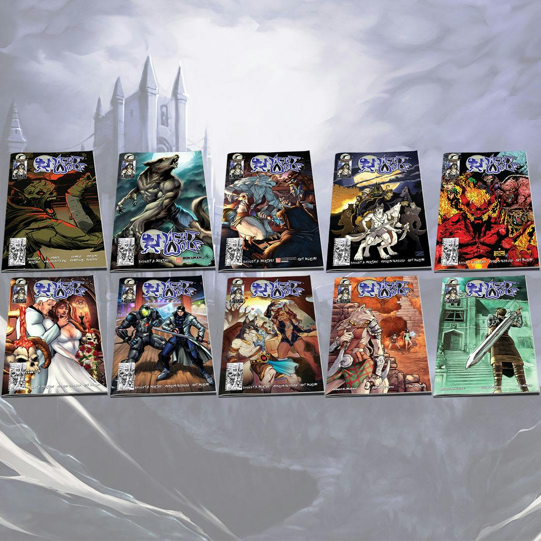 Night Wolf Variant Cover Print Collection