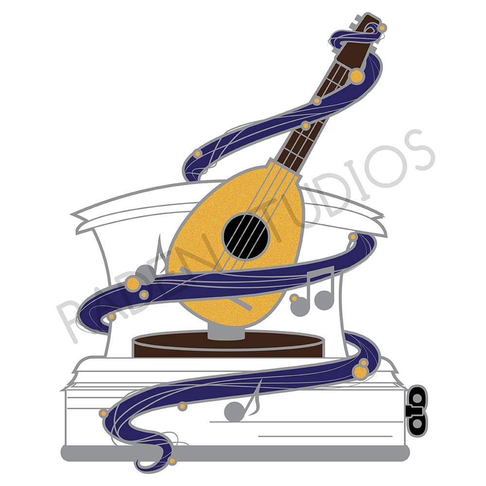 Mythical Bard Series - Bard's Music Box (A-GRADE MINI PIN)