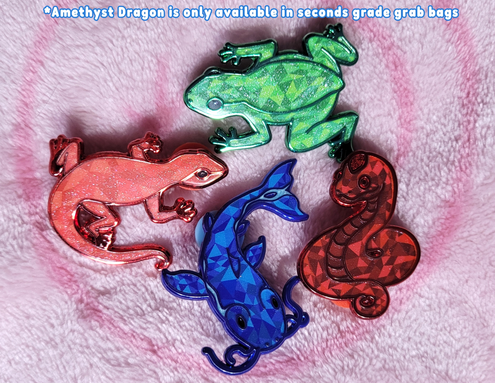 CRYPTIC COMPENDIUM: 1 random Geode Pet Pin