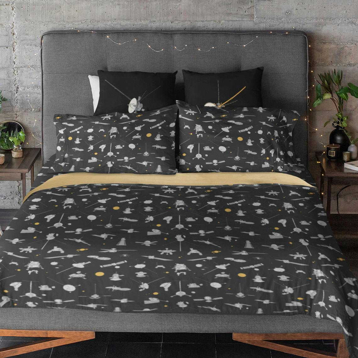 Deep Space Probes Bed Sheets