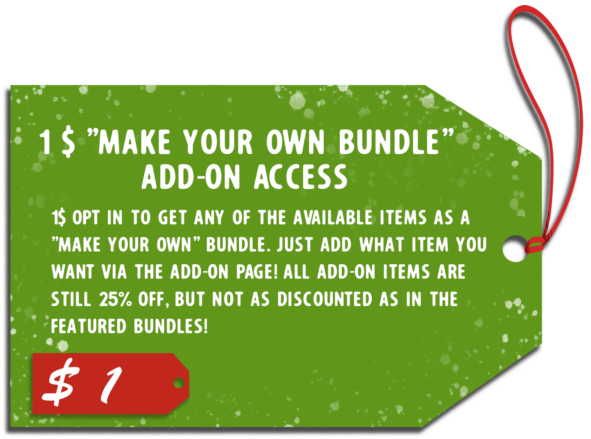 "Make Your Own  bundle" Add-on Access