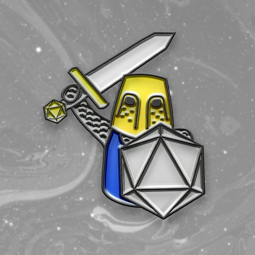 Critical Success Knight Pin