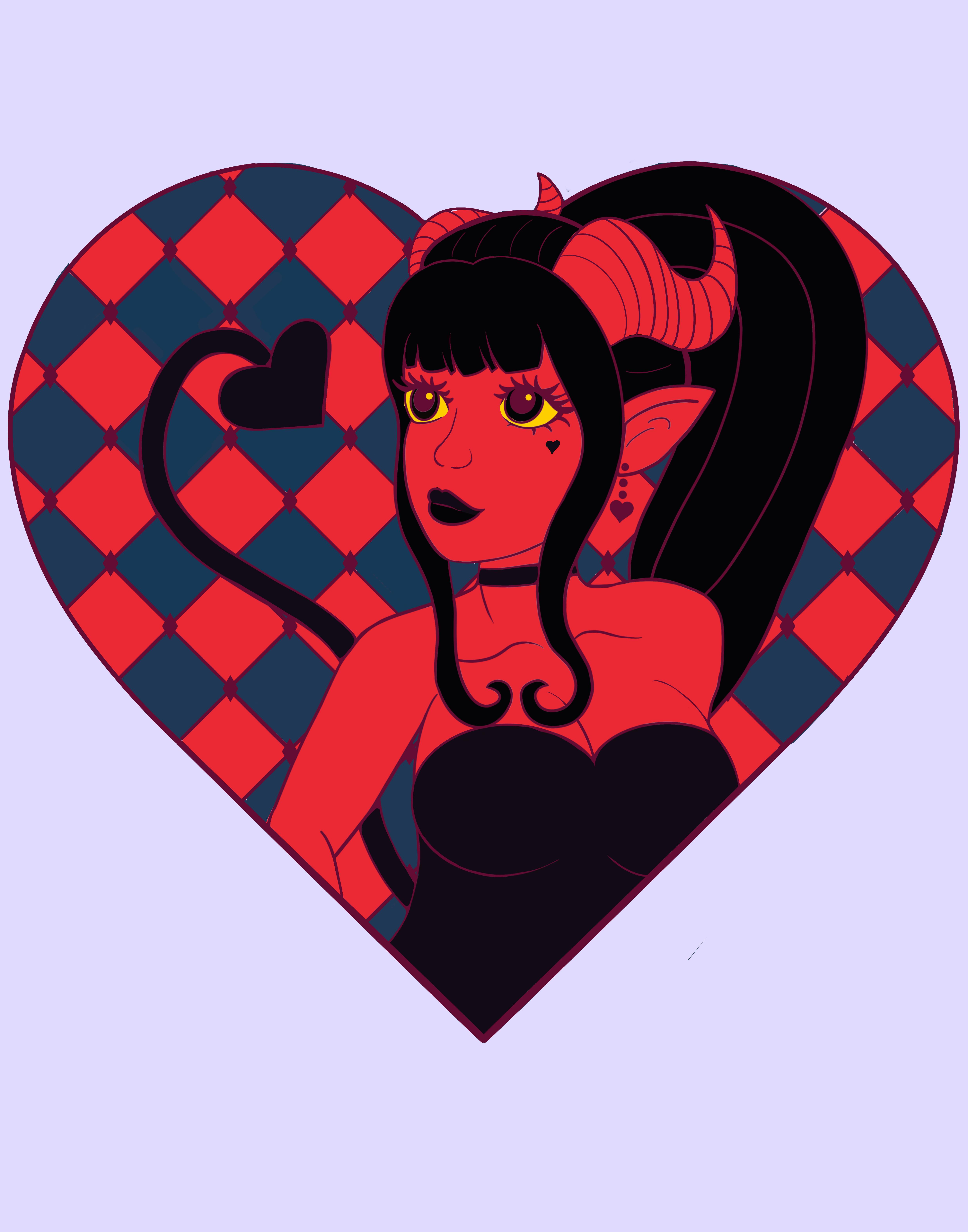 Black and Red Demon - Vixen