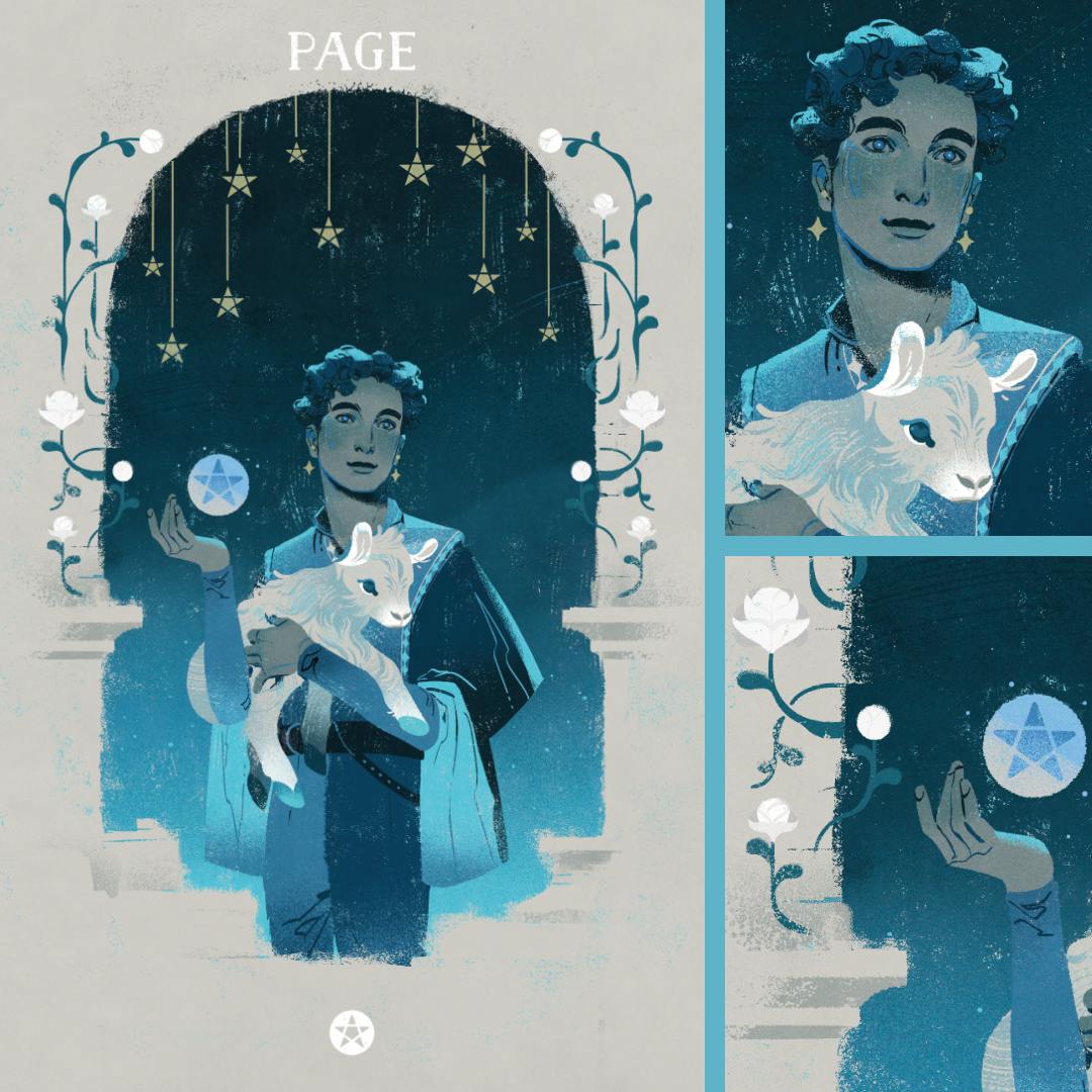 The palace servants, frustrated by the corruption of their betters. [PAGE OF PENTACLES]