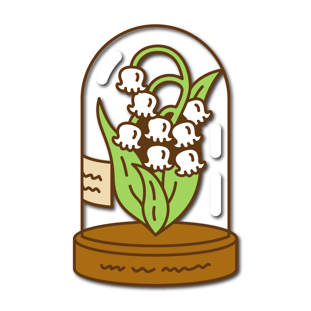 Lily of the Valley Display (White)