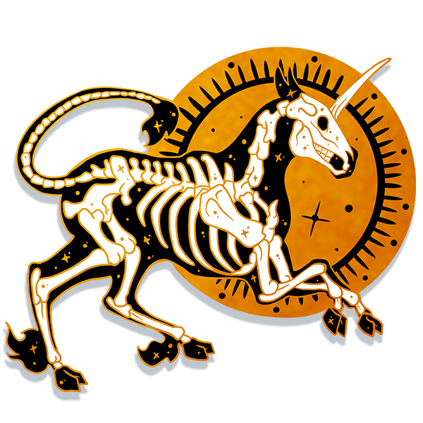 Celestial Unicorn Skeleton