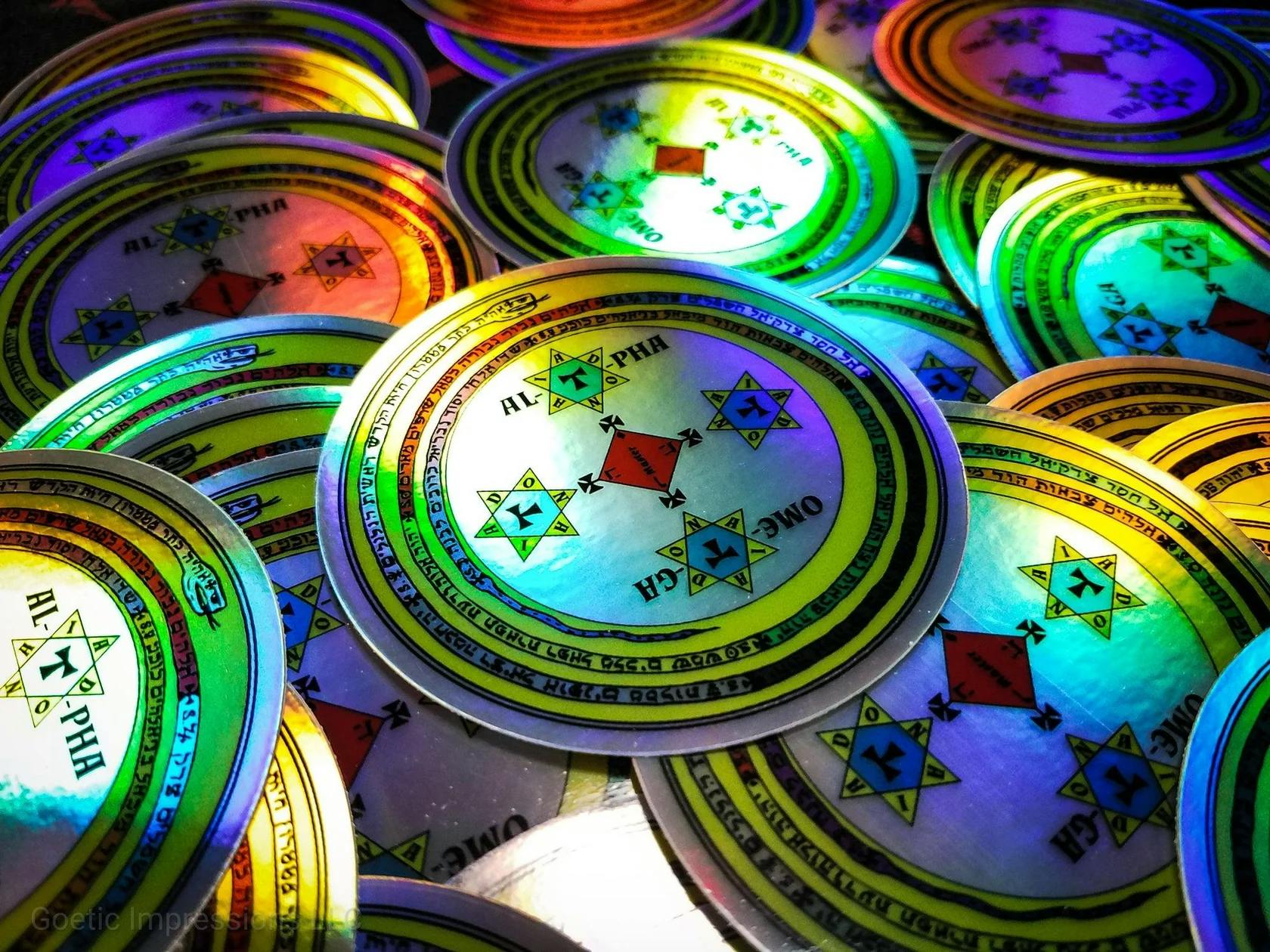 Circle of Solomon Holographic Sticker