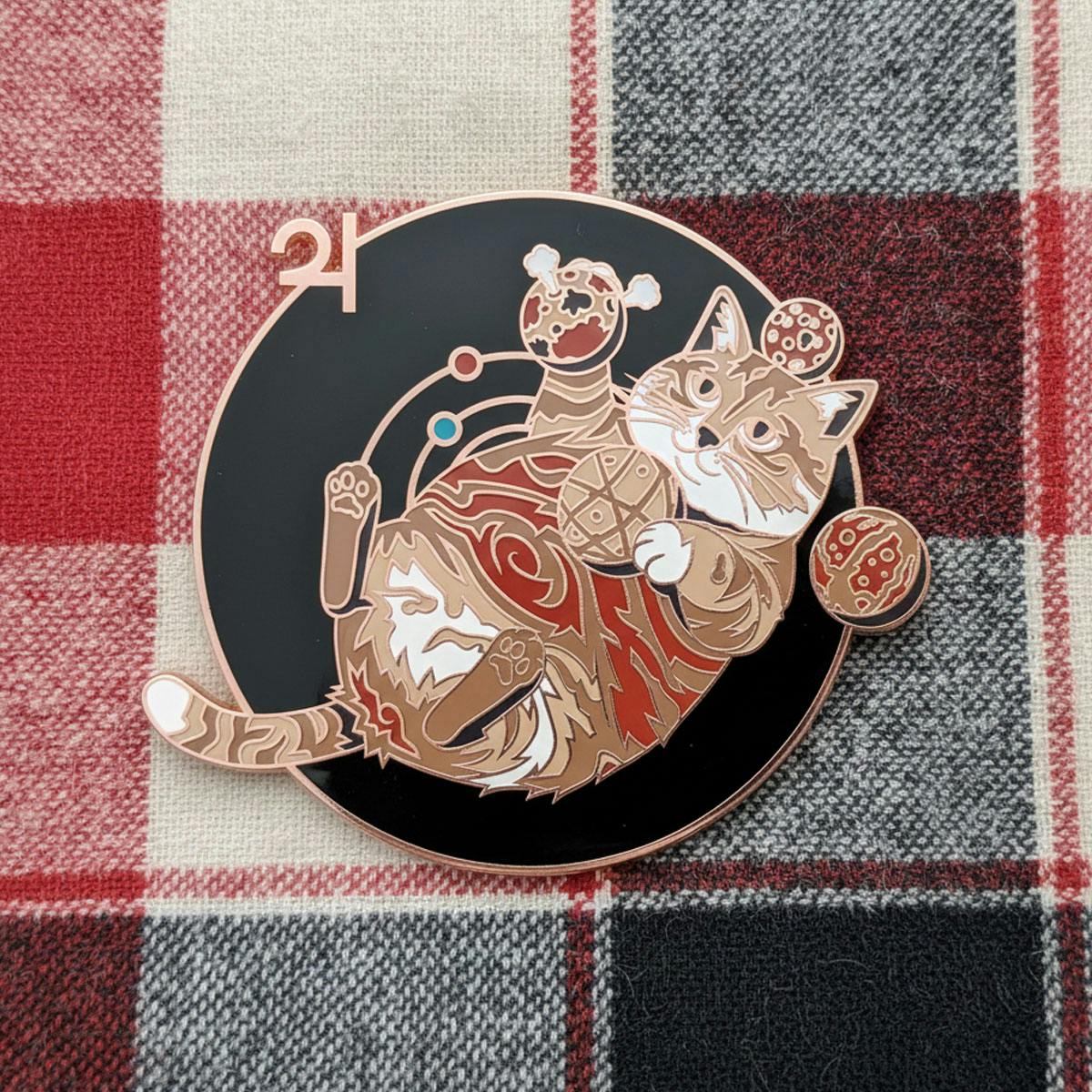 Jupiter Cat Pin