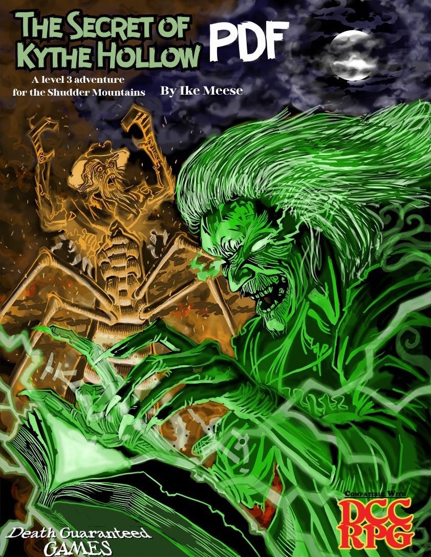 The Secret of Kythe Hollow (PDF) - A level 3 adventure for the Shudder Mountains