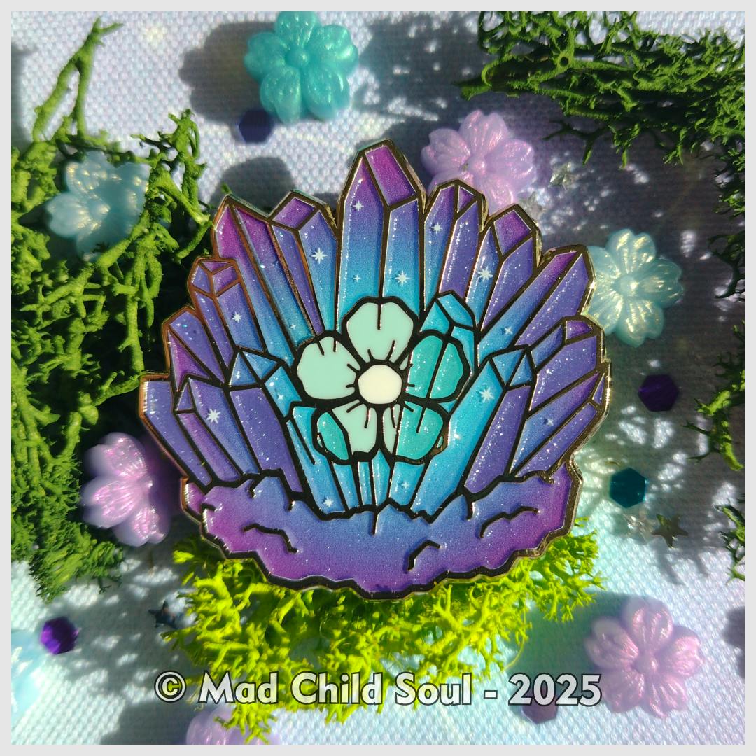 1x PIN : Crystal of Memories (blue)