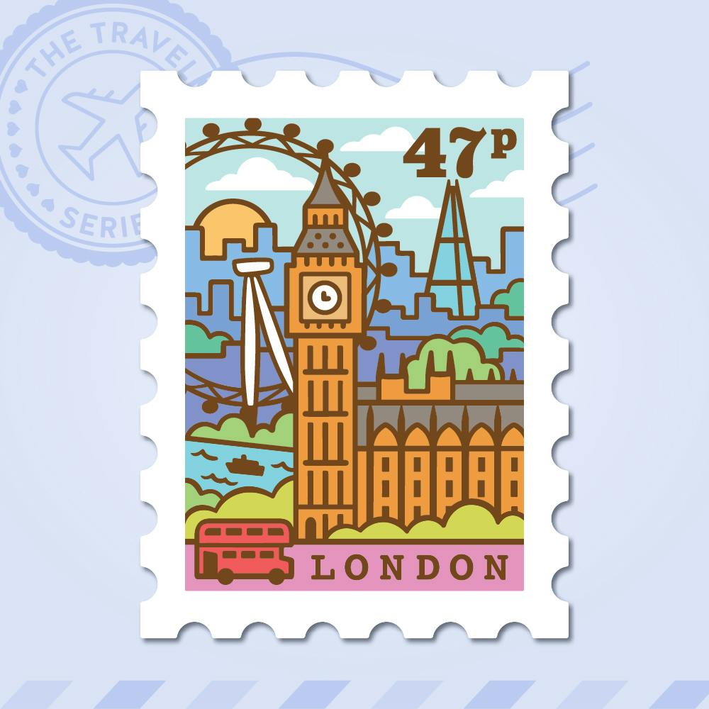 London Jumbo Vinyl Sticker