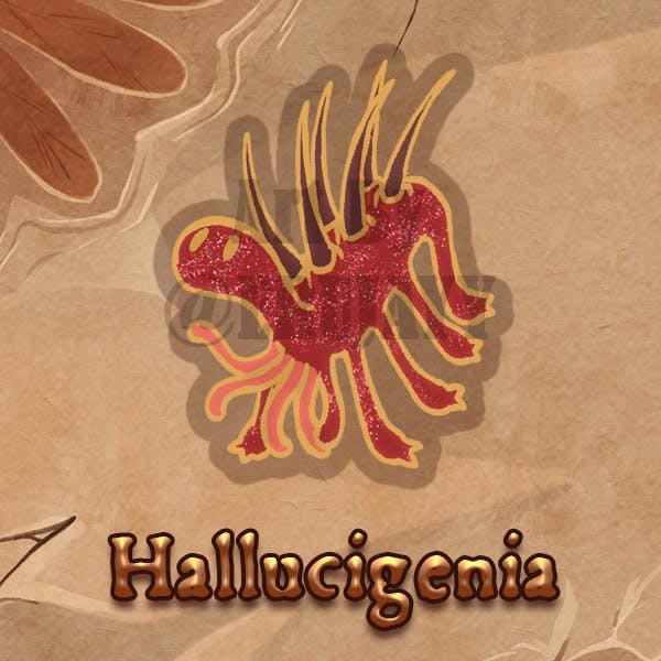 Mini Pin - Hallucigenia