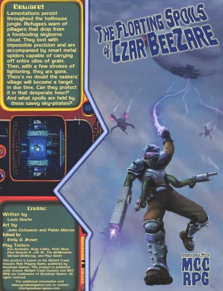 The Floating Spoils of Czar BeeZare (Print)