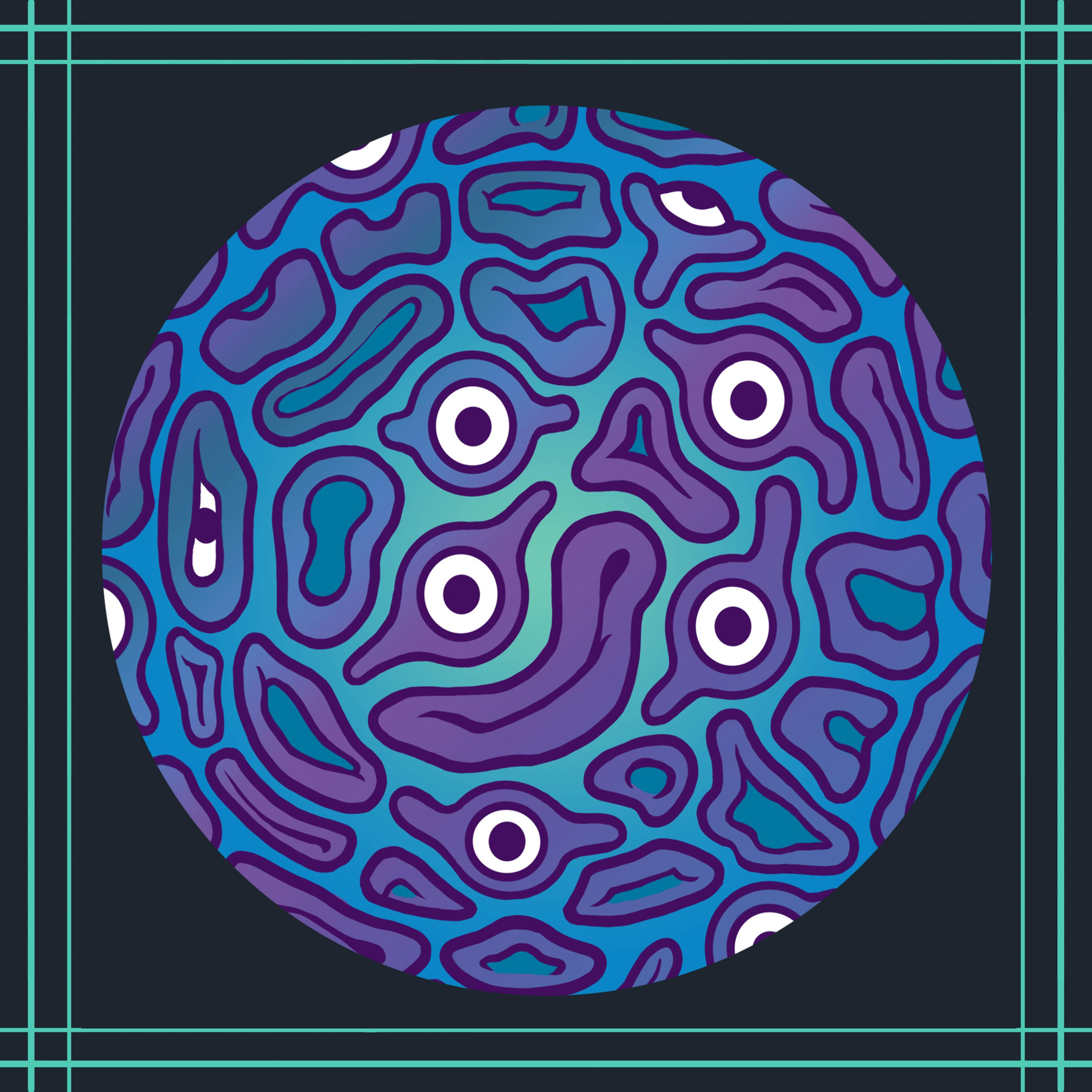 Brain Coral Plush Badge