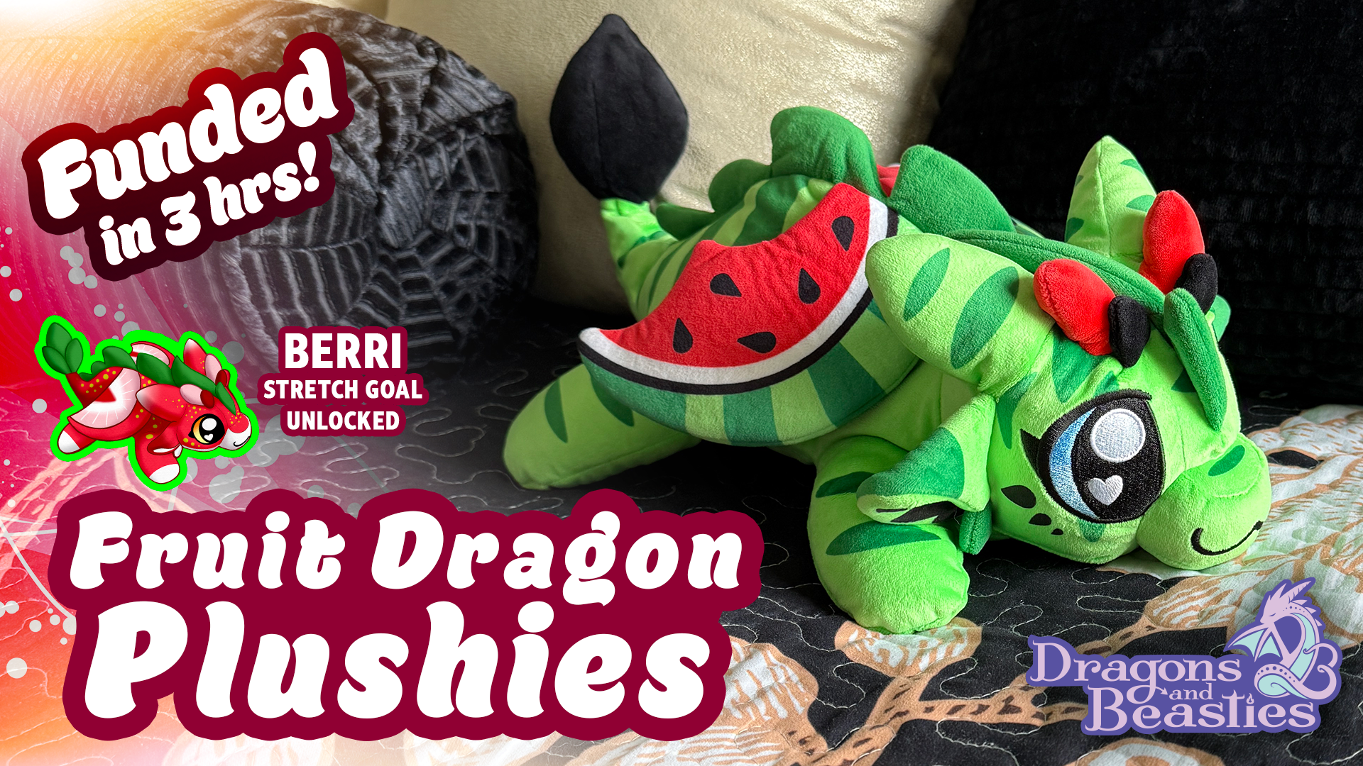 Fruit Dragon Plushies