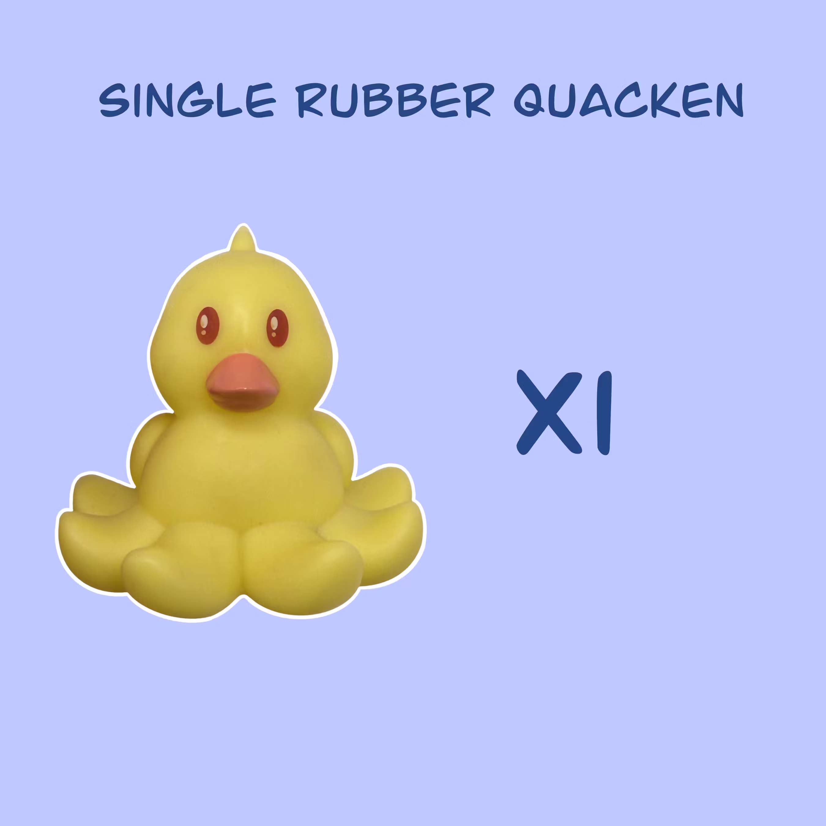 1 Rubber Quacken 