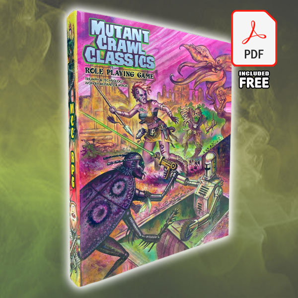 Mutant Crawl Classics Core Rulebook SC (Print+PDF)