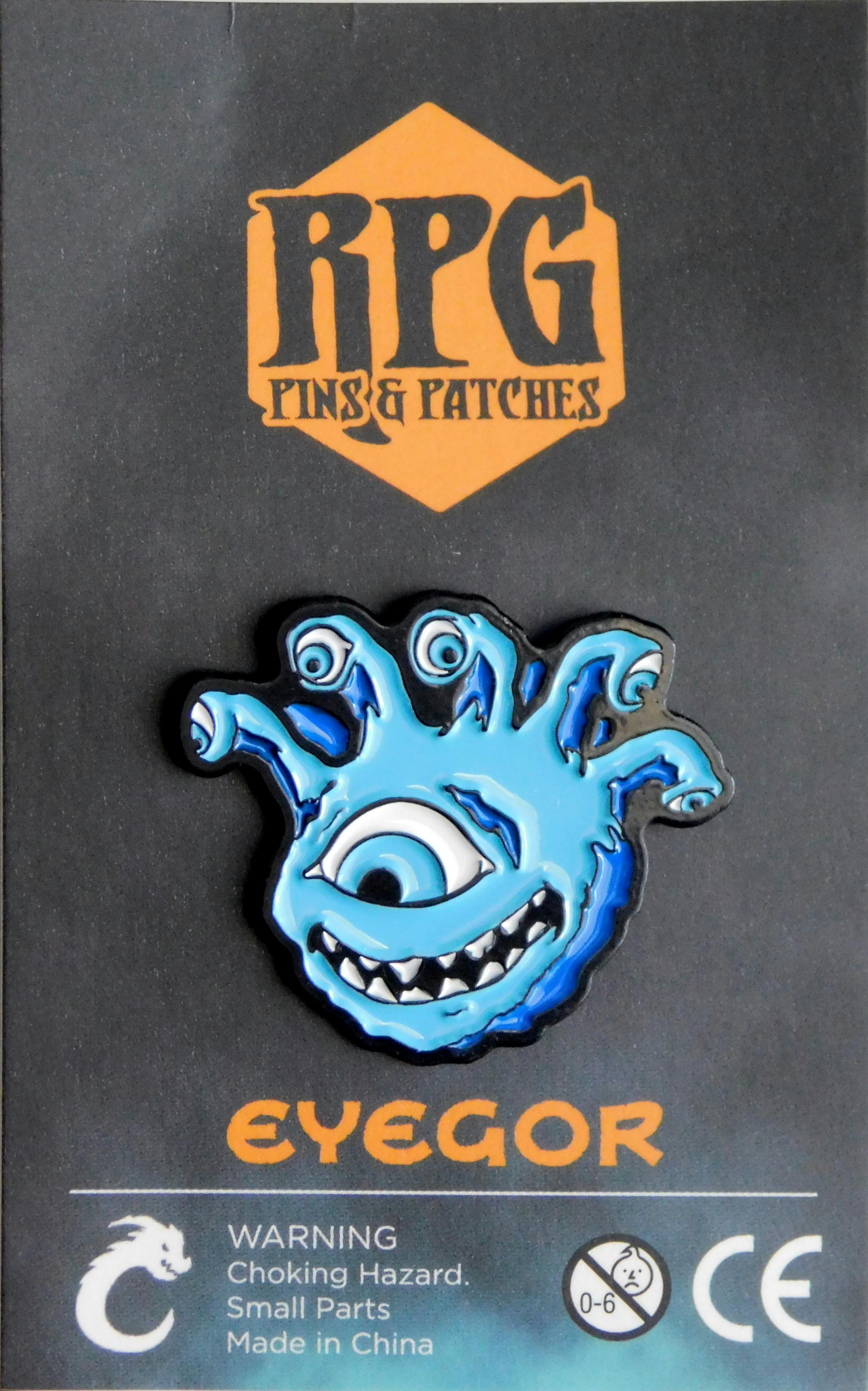 Eyegor – Blue Enamel Pin