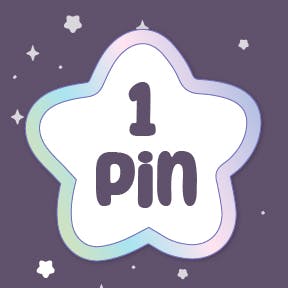 ✦ One Enamel Pin
