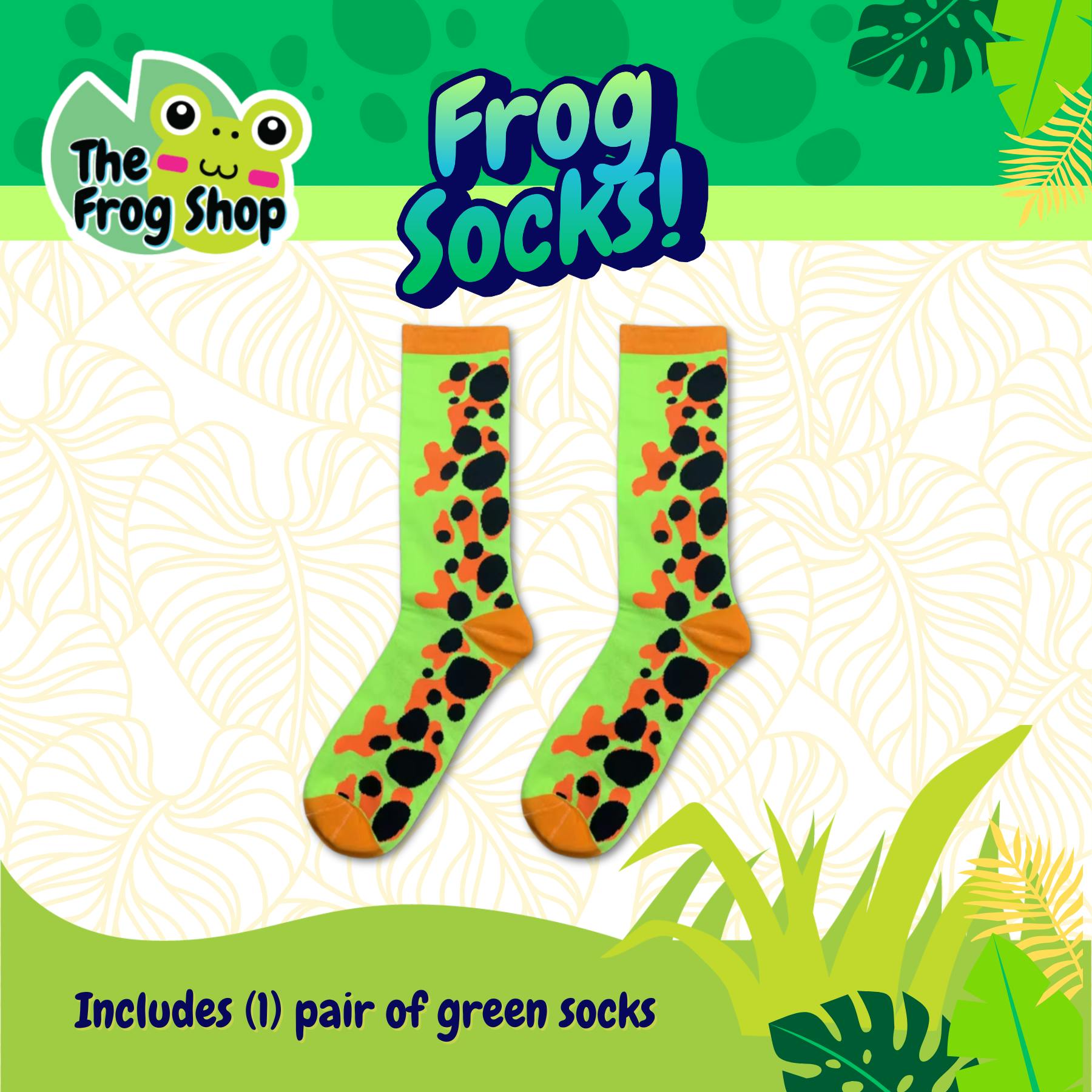 Green Frog Socks