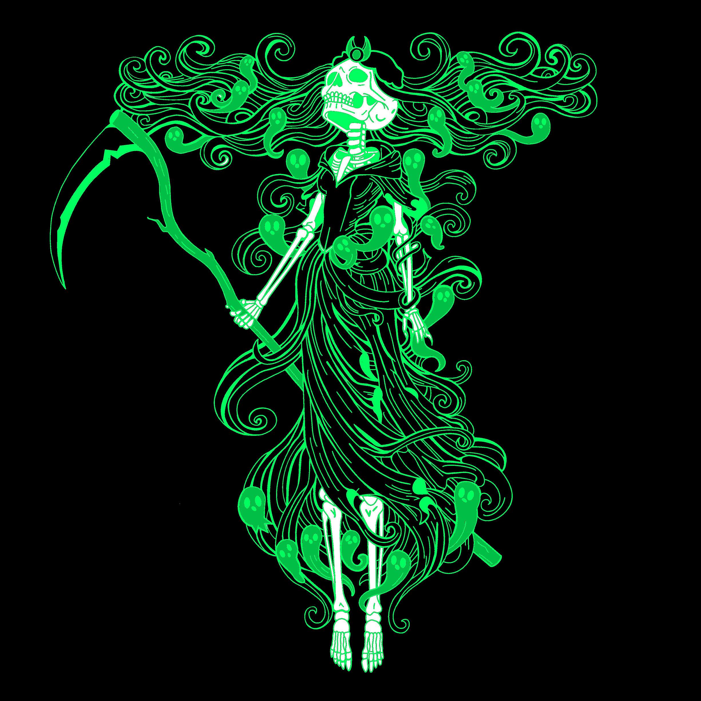 5 Premium Death Mother enamel pins