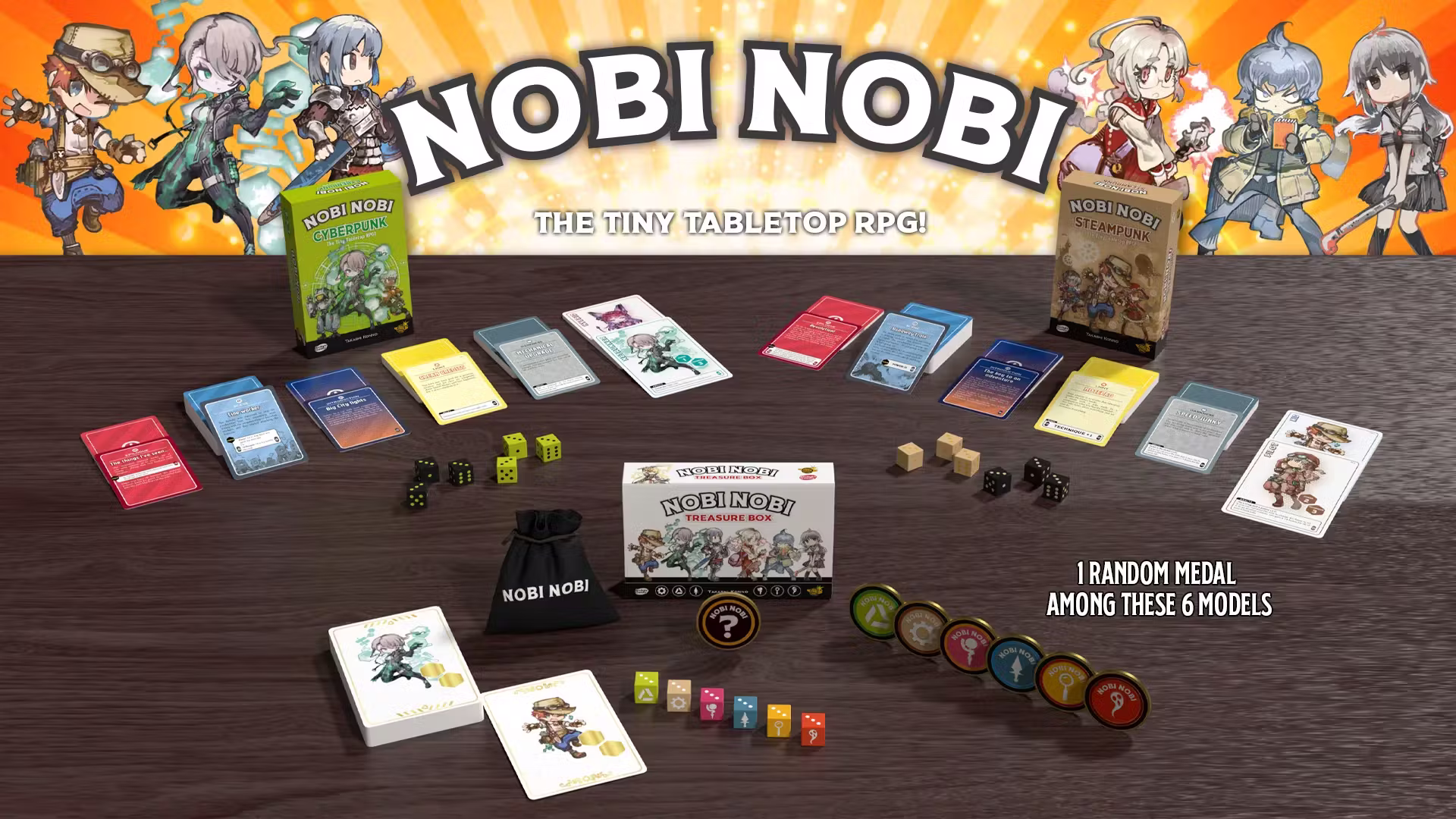 Nobi Nobi Cyberpunk, Steampunk, and Treasure Box