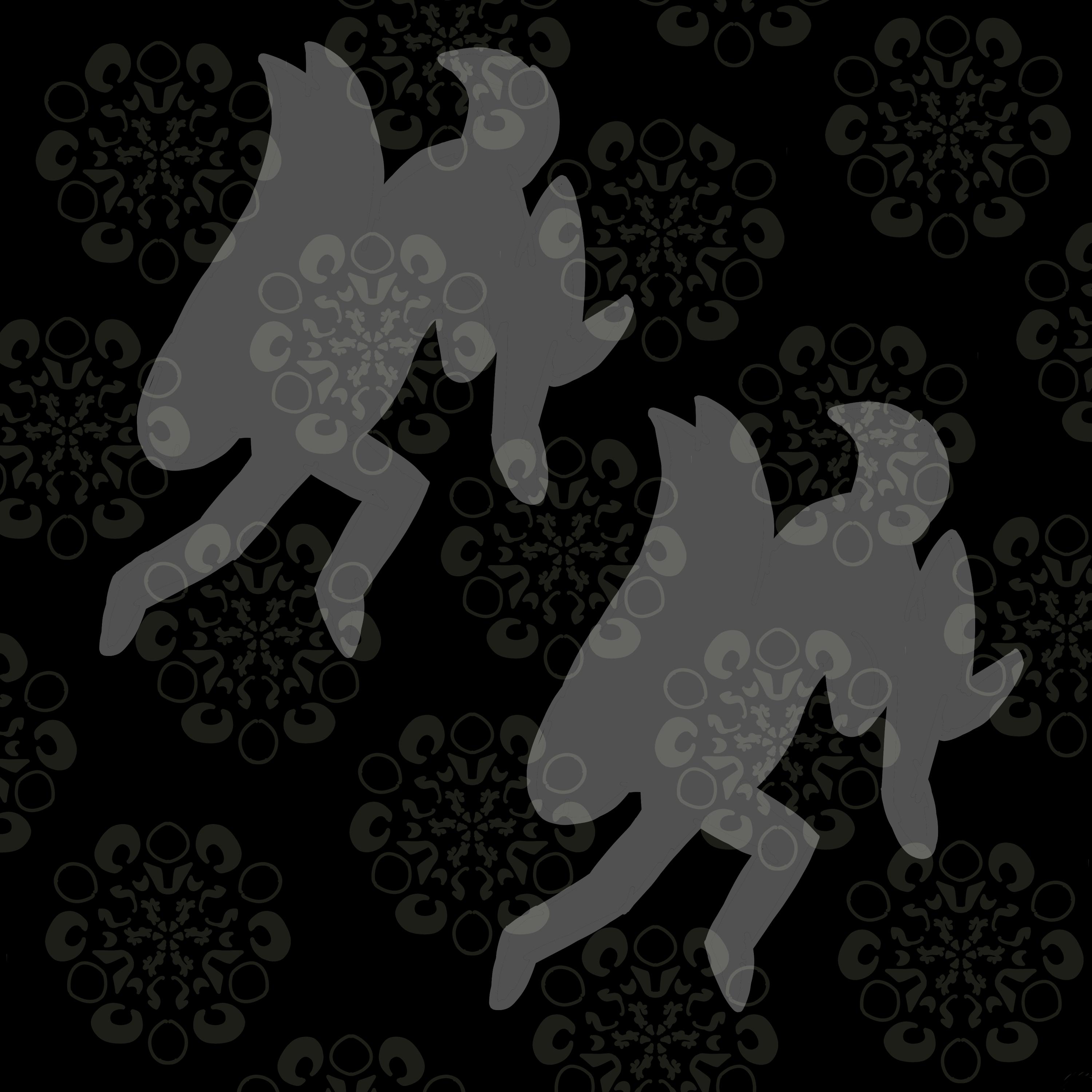 Two Clear Backed Stickers