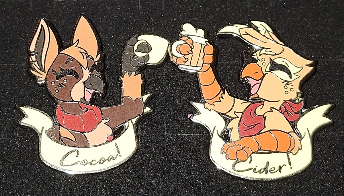 Cocoa and Cider Cheers Pin Set - 2020