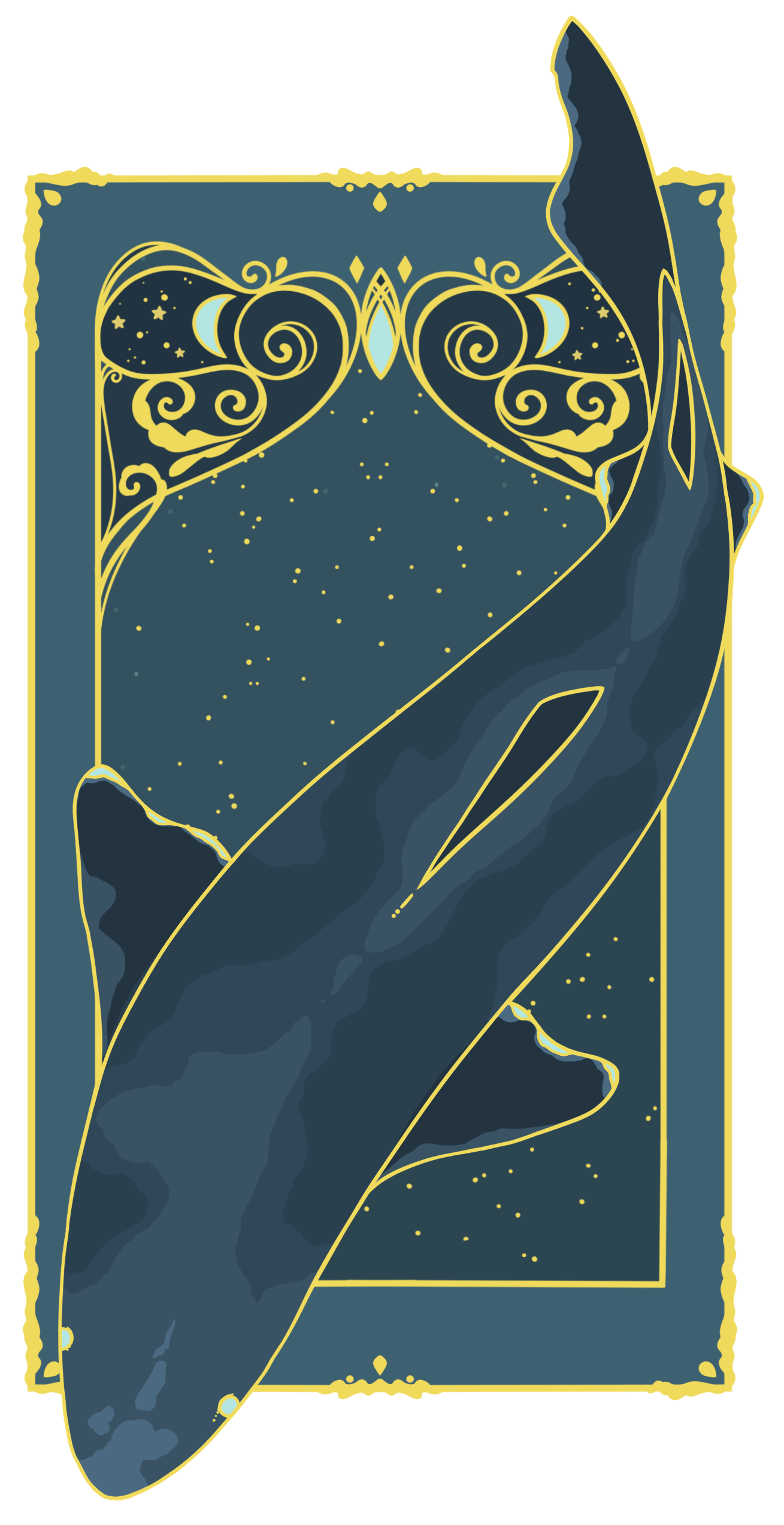Greenland Shark Tarot Pin	