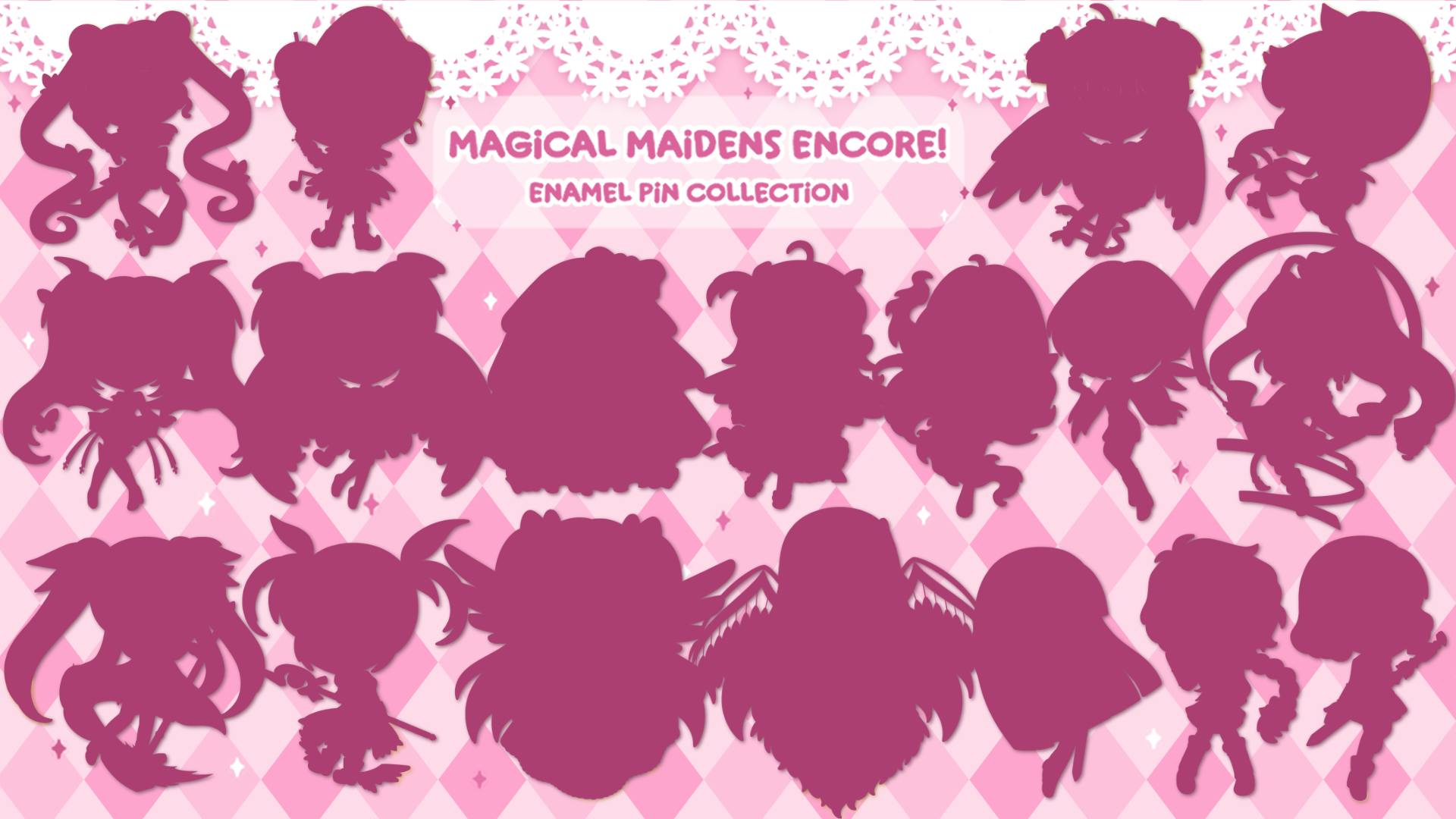 Magical Maidens Encore! Enamel Pin Collection