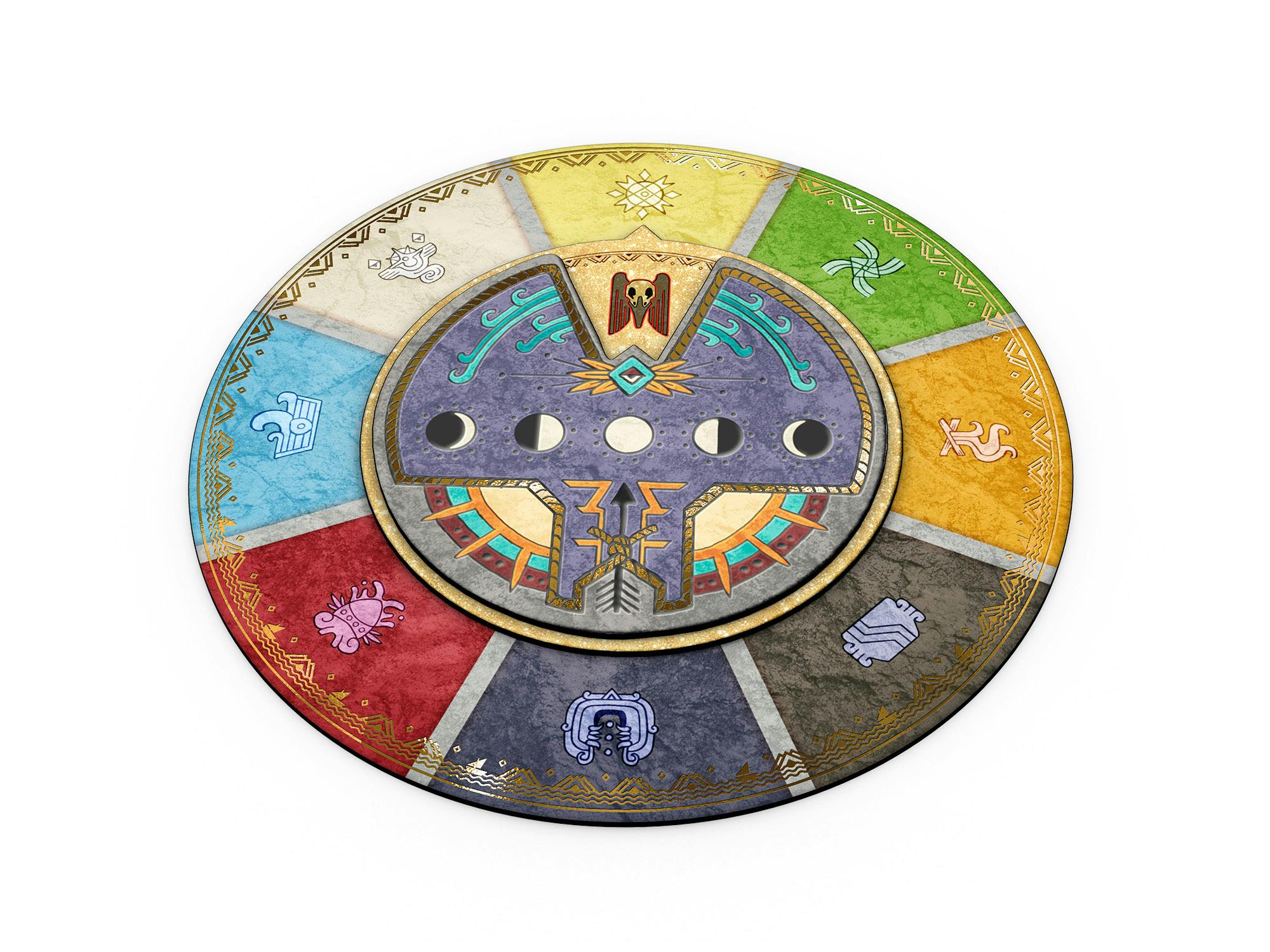 Mockup of the Story Clock, upgraded with foil accents.