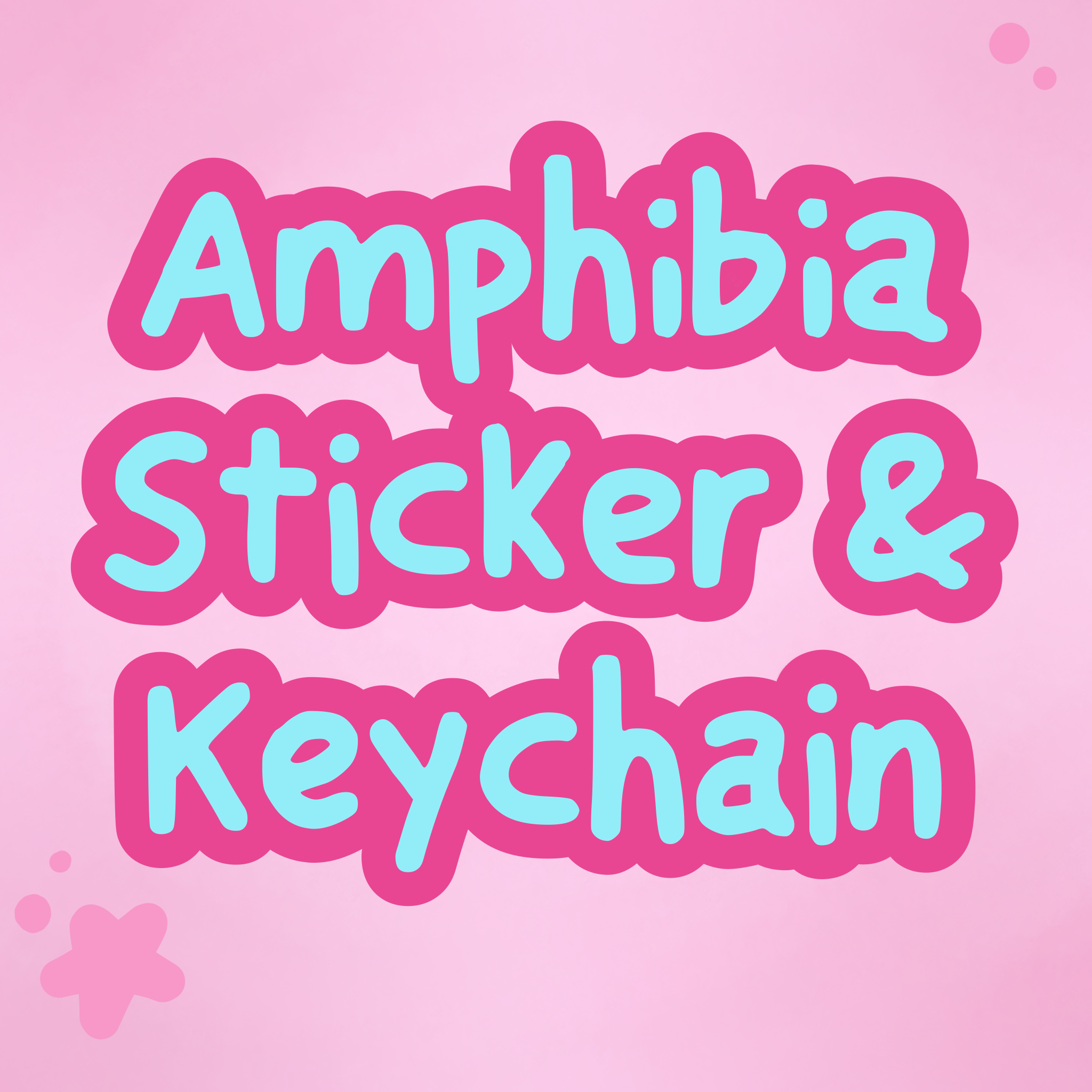 Amphibia Sticker & Keychain