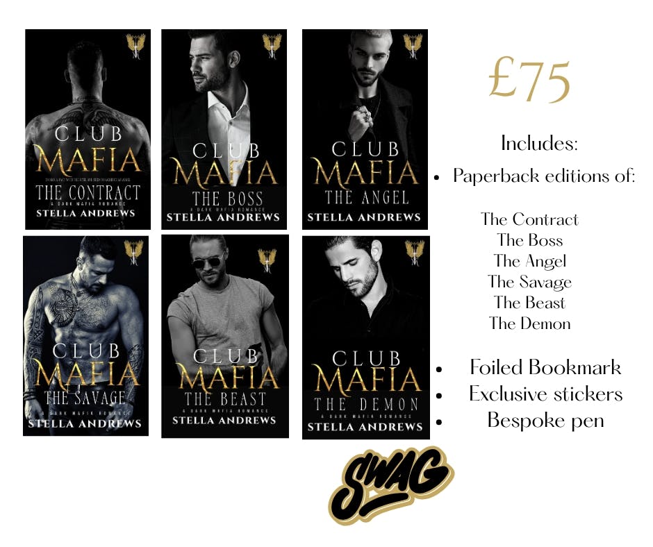 All six Club Mafia paperback books