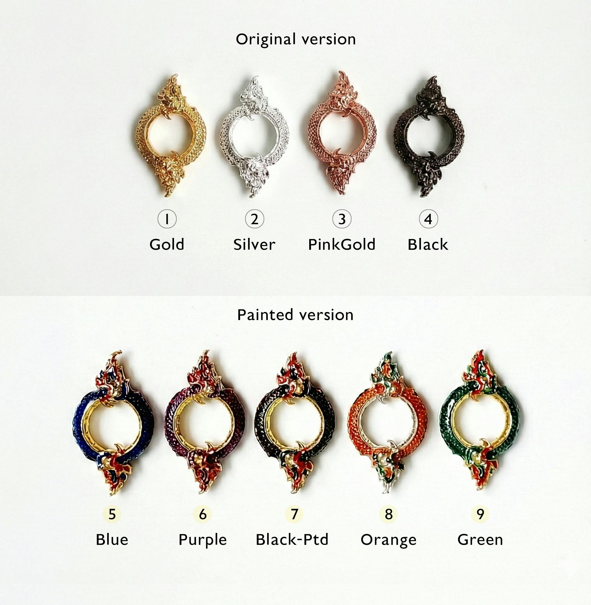 ⭐Custom Ouroboros Ring Order - Choose Your Original or Painted Models⭐