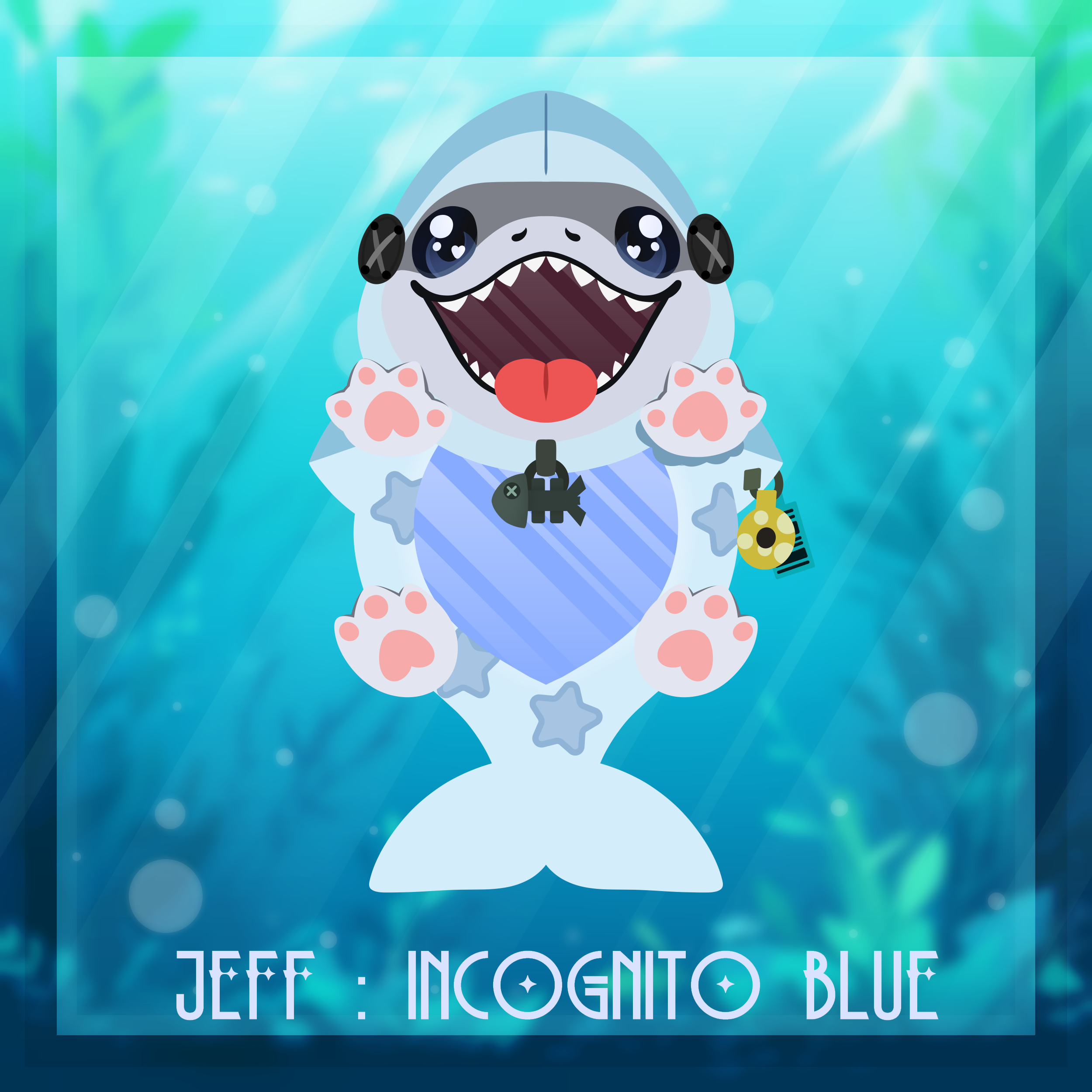 💙 [ADD-ON] 🌊 Incognito Dolphin Blue ; Panel & Insert ! 💙
