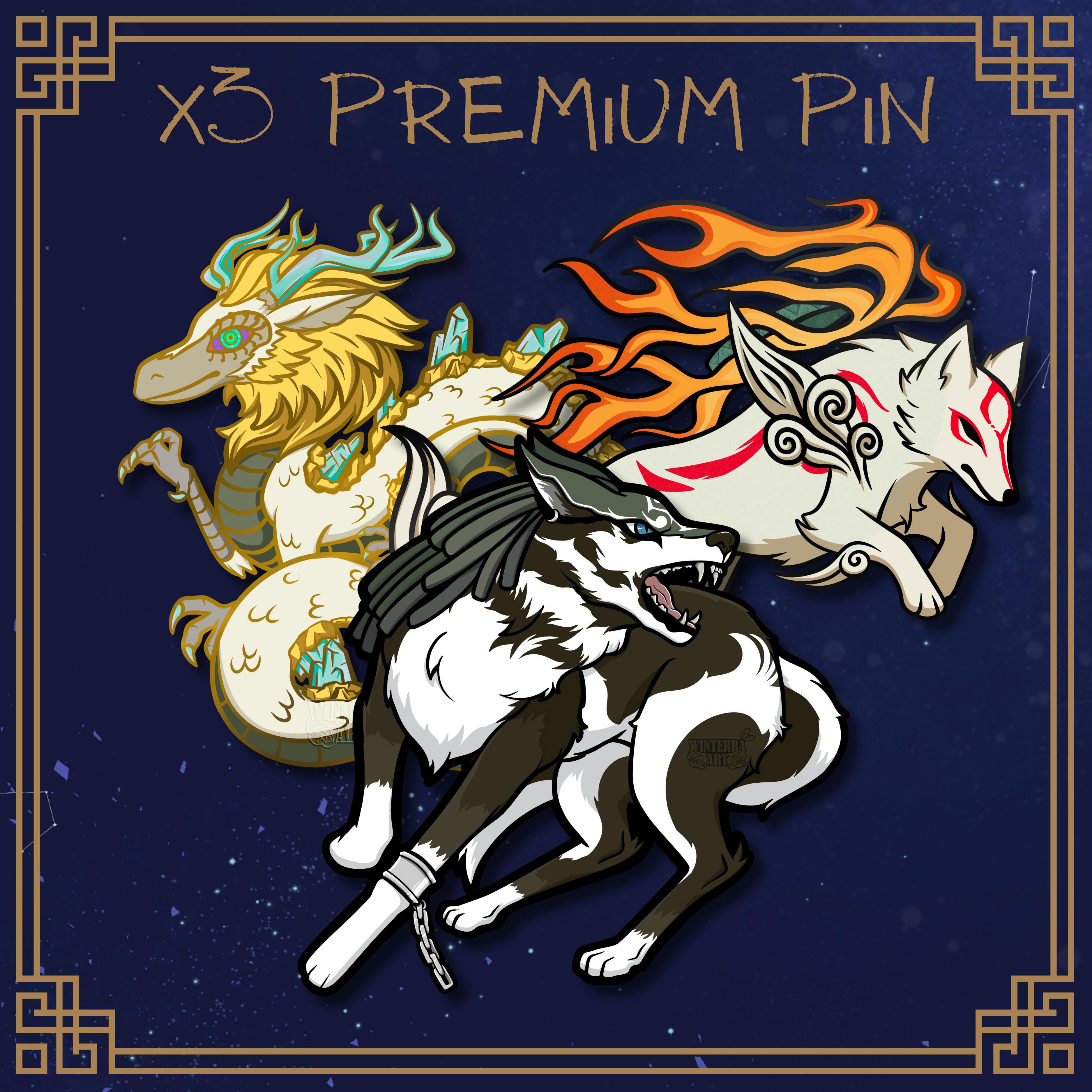 Adopt 3 Premium Pins