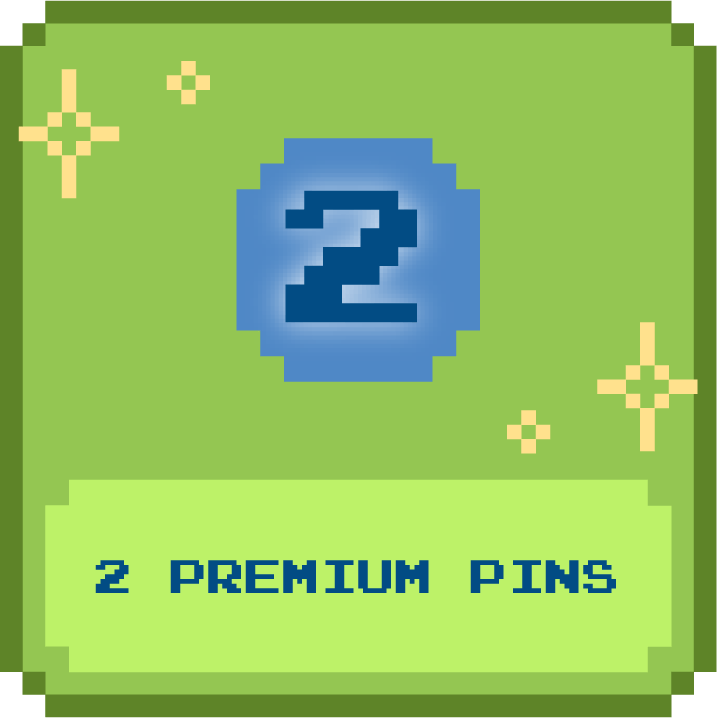 Two Premium Pins