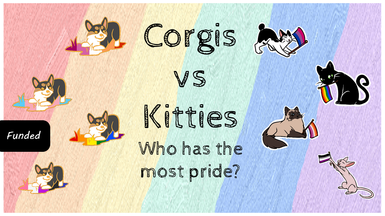 Corgis Vs Kitties pride