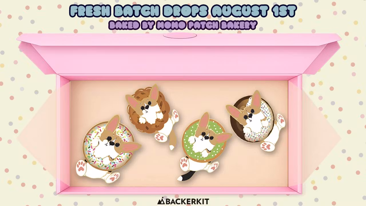🍩 Donut Corgis: Sweet Enamel Pins & More