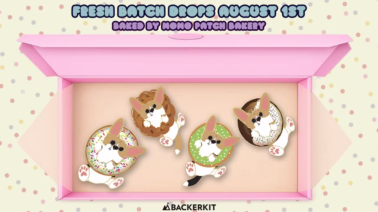 🍩 Donut Corgis: Sweet Enamel Pins & More