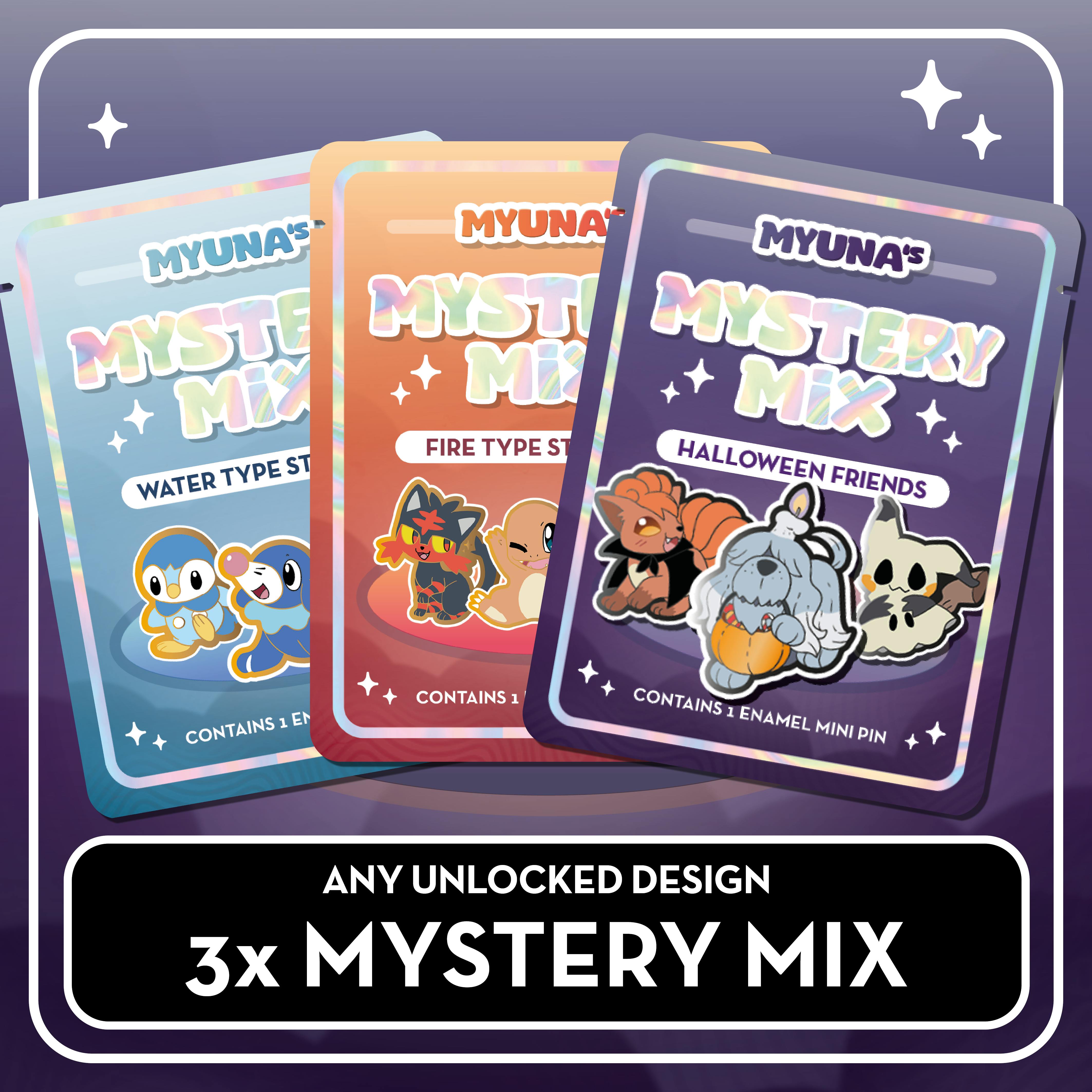 3x Mystery Mix (Choose any unlocked type)
